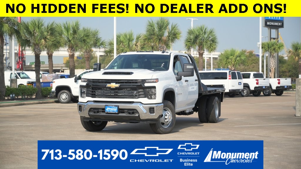 2025 Chevrolet Silverado 3500HD Work Truck White at Traditions Chevrolet
