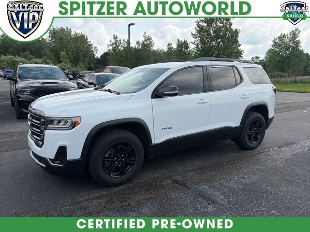 Summit White 2023 GMC Acadia SUV / Crossover Four-Wheel Drive 9-Speed Automatic