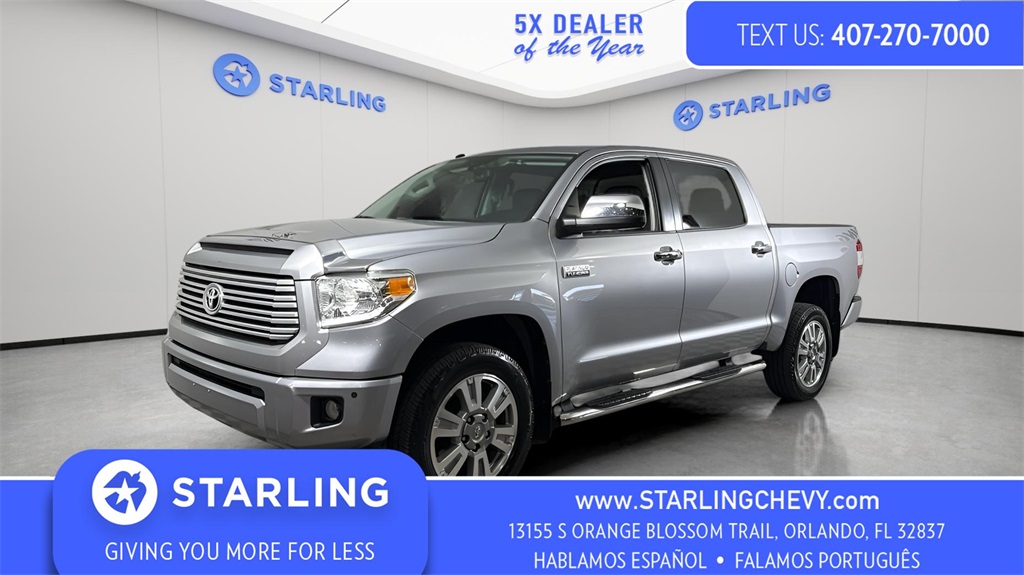 2017 Toyota Tundra Platinum CrewMax 5.7L 4WD