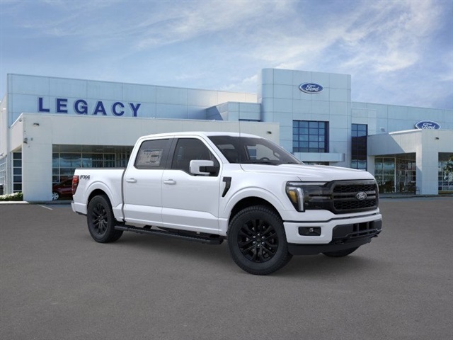 2025 Ford F-150 Lariat White at Classic Ford Galveston