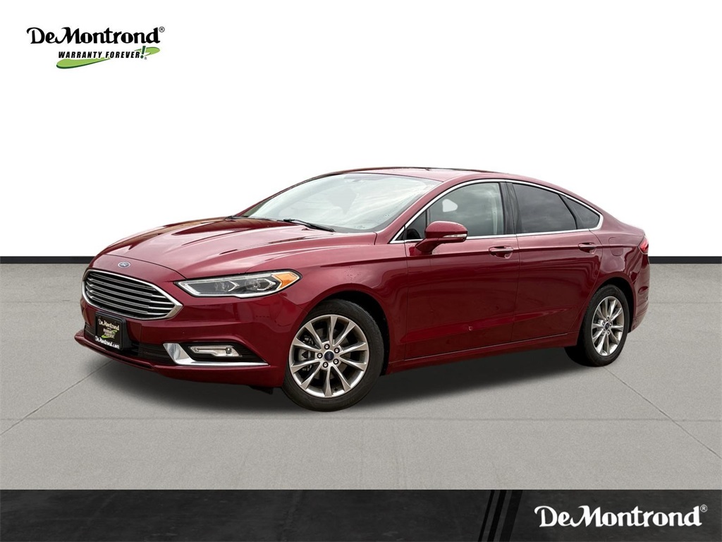 2017 Ford Fusion SE Red at Durrett Motor Company