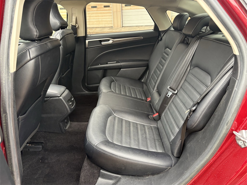 2017 Ford Fusion SE Red at Durrett Motor Company