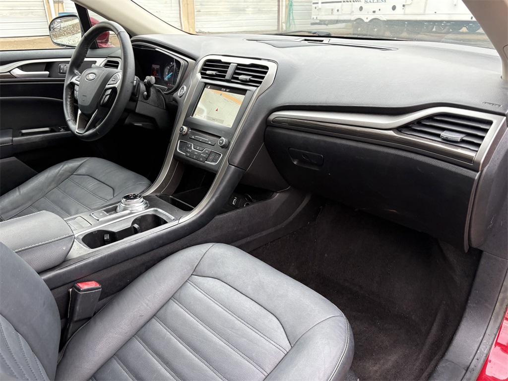 2017 Ford Fusion SE Red at Durrett Motor Company