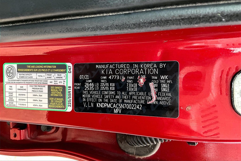 2022 Kia Sportage LX Red at Parkway Family Mazda