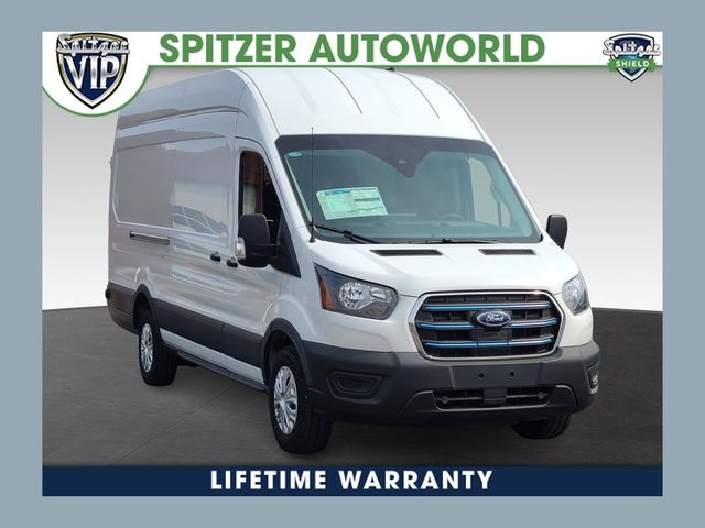 Oxford White 2023 Ford E-Transit 350 High Roof Extended LB RWD Van Rear-Wheel Drive Automatic
