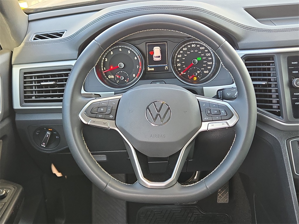 2021 Volkswagen Atlas Cross Sport 3.6L V6 SE w/Technology Silver at DeMontrond Auto Country