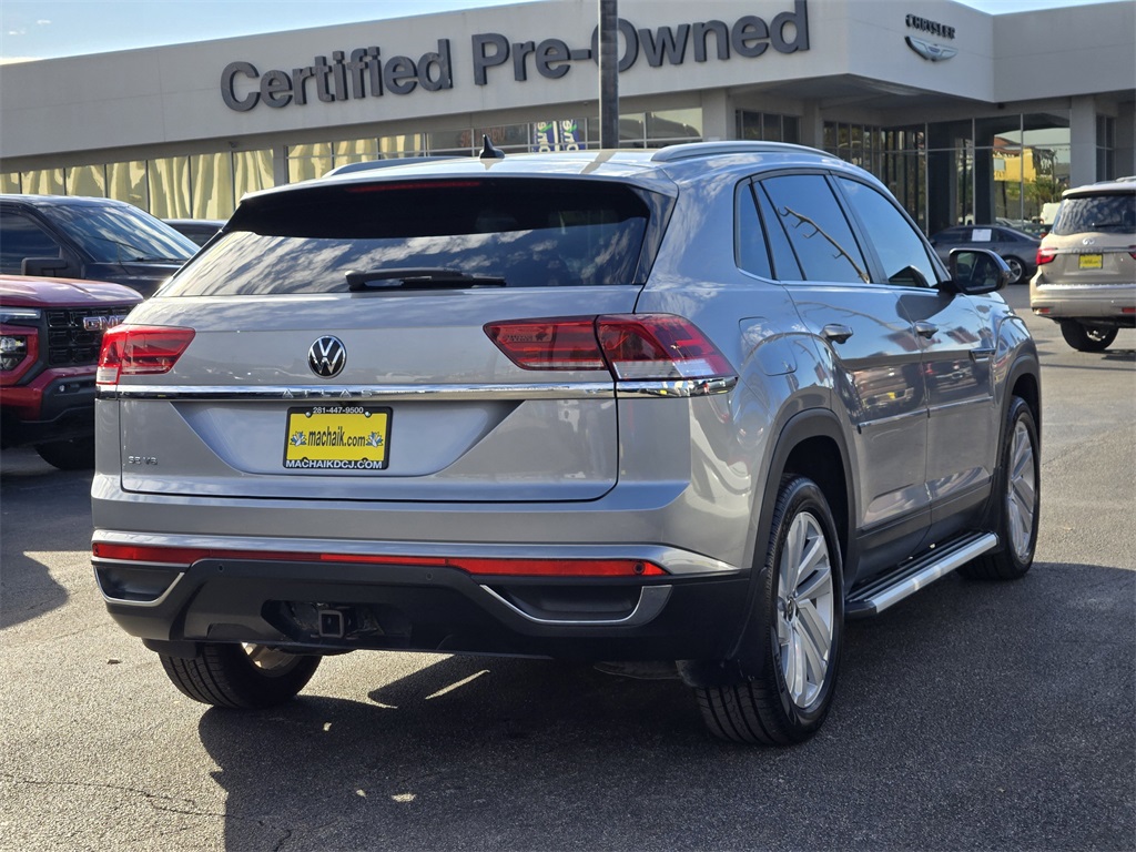 2021 Volkswagen Atlas Cross Sport 3.6L V6 SE w/Technology Silver at DeMontrond Auto Country