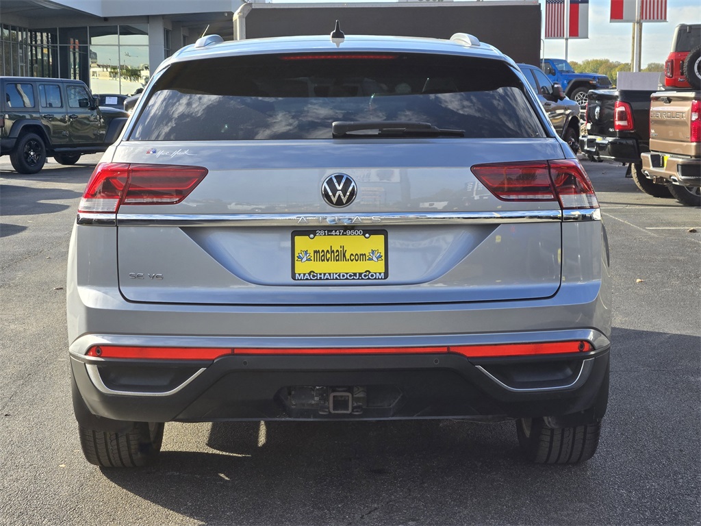 2021 Volkswagen Atlas Cross Sport 3.6L V6 SE w/Technology Silver at DeMontrond Auto Country