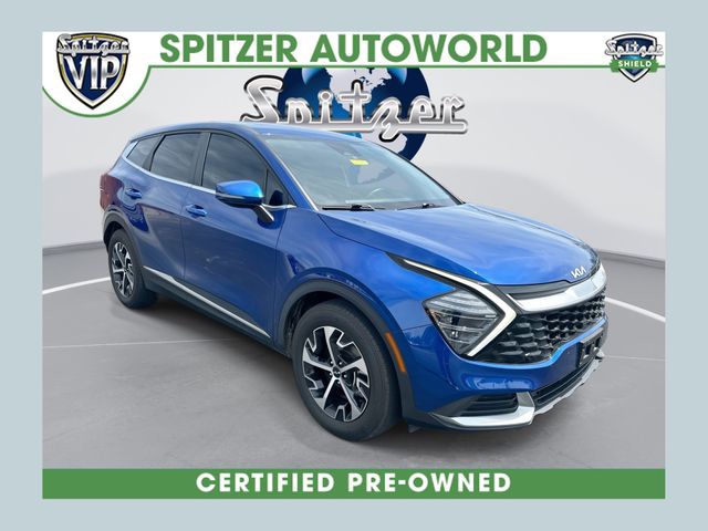 Sapphire Blue 2024 Kia Sportage SUV / Crossover Front-Wheel Drive 8-Speed Automatic