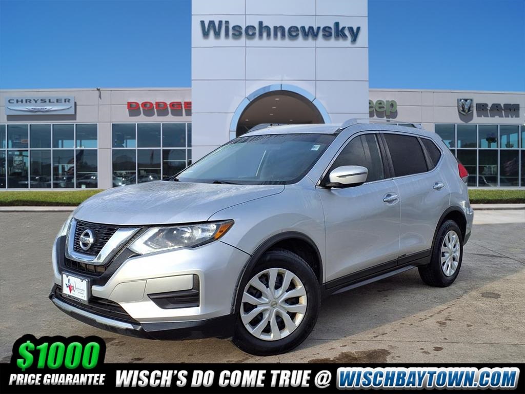 2017 Nissan Rogue S Silver at Don McGill Toyota