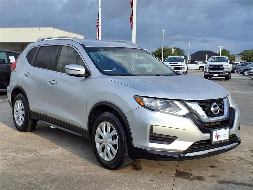2017 Nissan Rogue S Silver at Don McGill Toyota