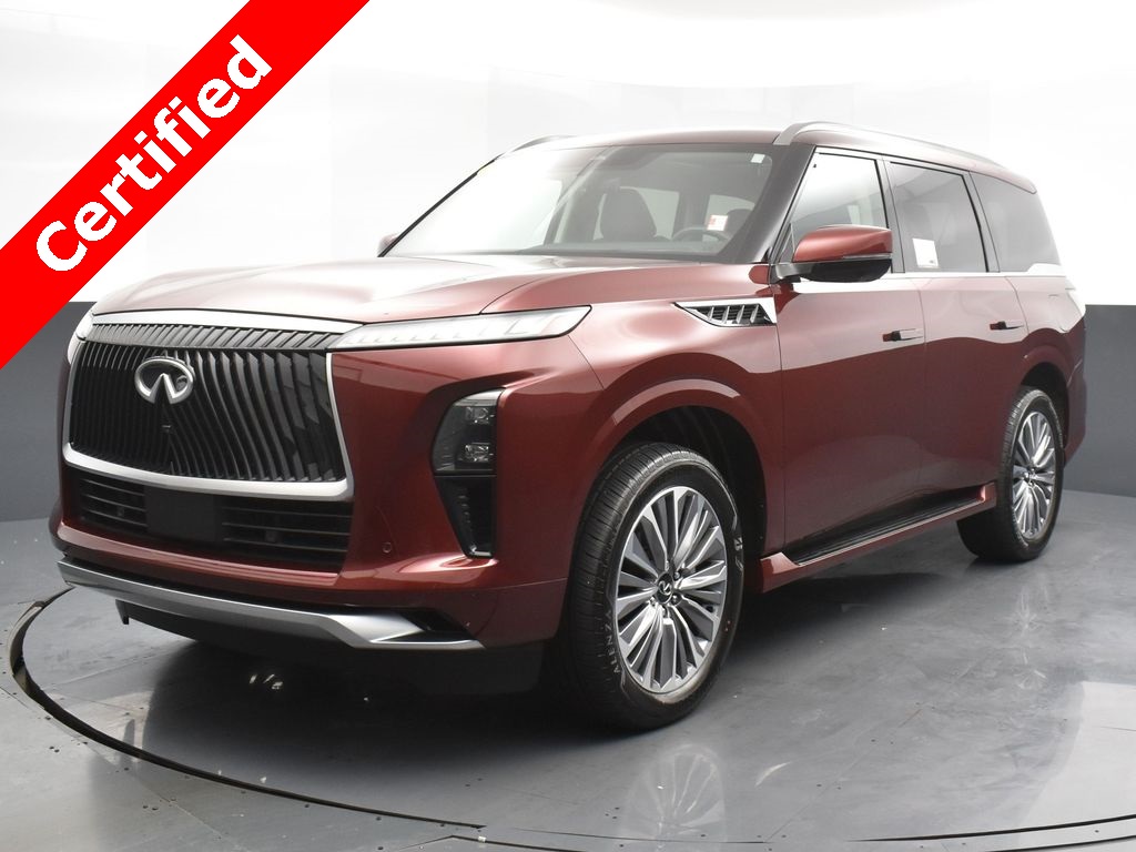 Certified 2025 INFINITI QX80 LUXE with VIN JN8AZ3BB6S9400089 for sale in Kansas City