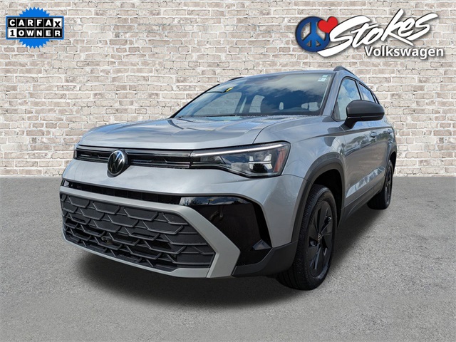 2025 Volkswagen Taos 1.5T S Silver at Stokes Volkswagen