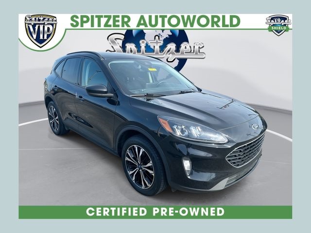 Agate Black Metallic 2021 Ford Escape SUV / Crossover All-Wheel Drive 8-Speed Automatic
