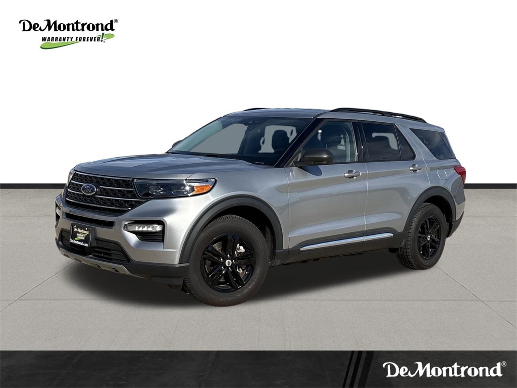 2023 Ford Explorer XLT Silver at DeMontrond Ford