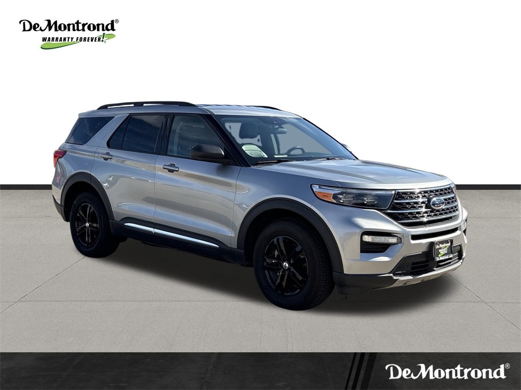 2023 Ford Explorer XLT Silver at DeMontrond Ford