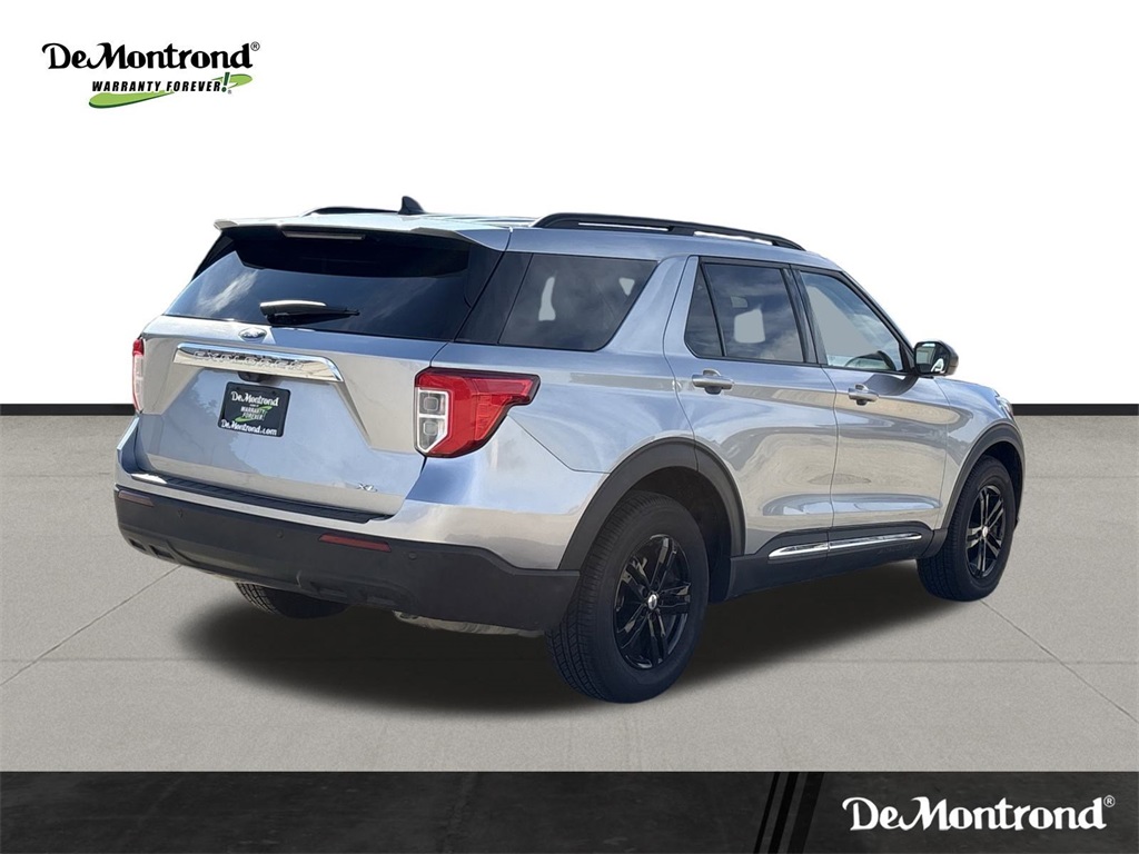2023 Ford Explorer XLT Silver at DeMontrond Ford