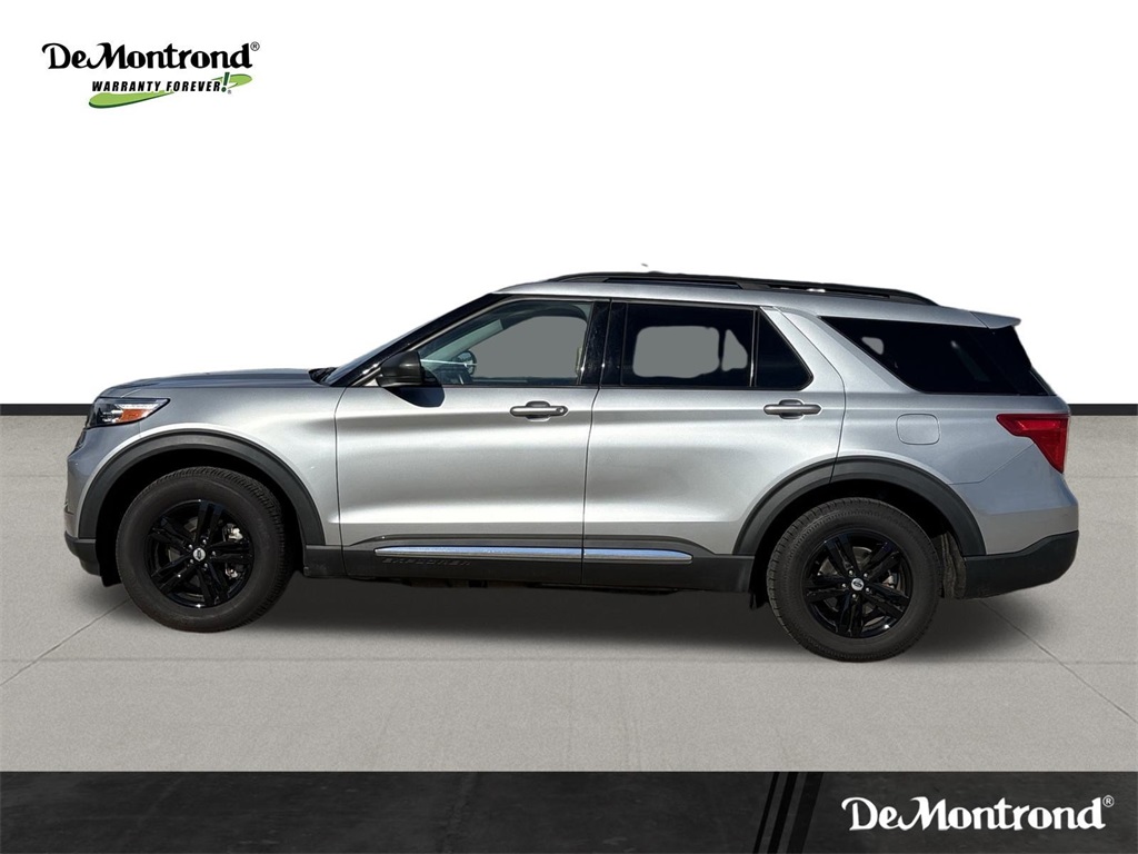 2023 Ford Explorer XLT Silver at DeMontrond Ford