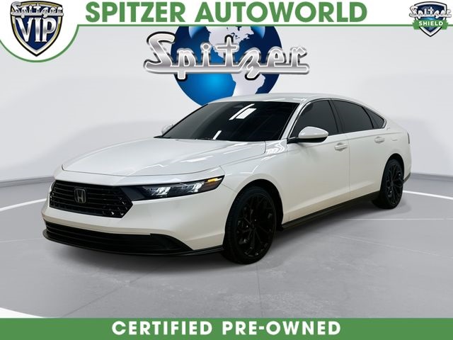 Platinum White Pearl 2025 Honda Accord LX FWD Sedan Front-Wheel Drive Continuously Variable Transmission