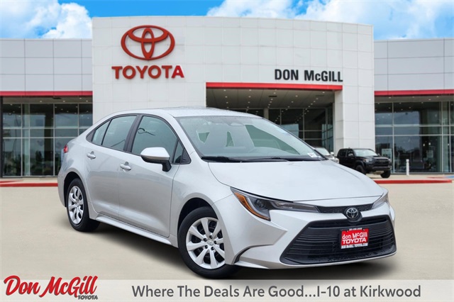 2024 Toyota Corolla LE Silver at Don McGill Toyota