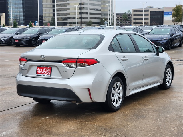 2024 Toyota Corolla LE Silver at Don McGill Toyota