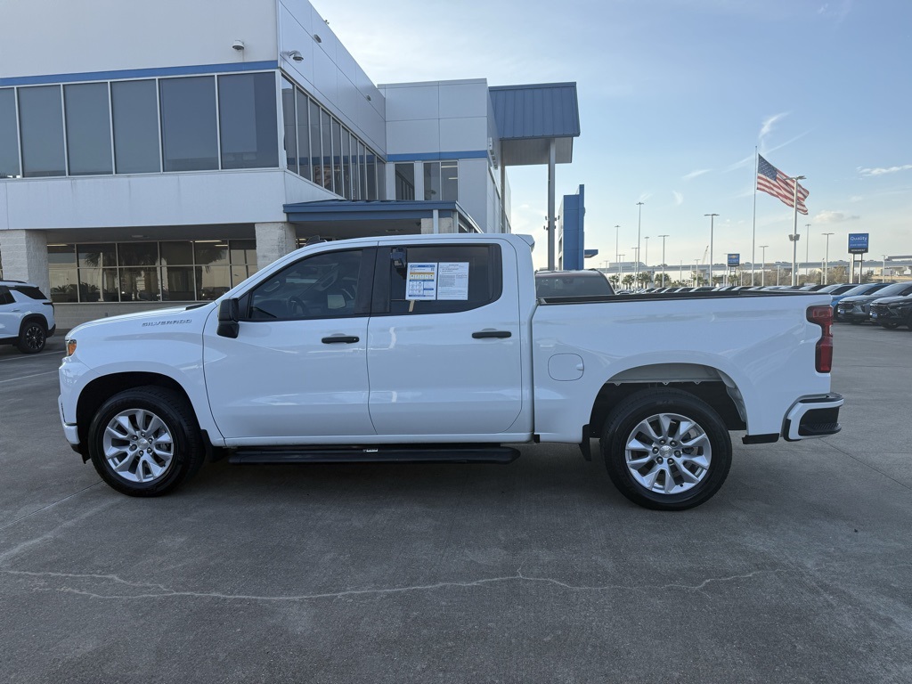 2021 Chevrolet Silverado 1500 Custom White at Classic Elite Chevrolet Sugar Land
