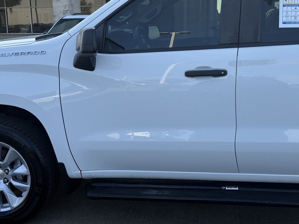 2021 Chevrolet Silverado 1500 Custom White at Classic Elite Chevrolet Sugar Land