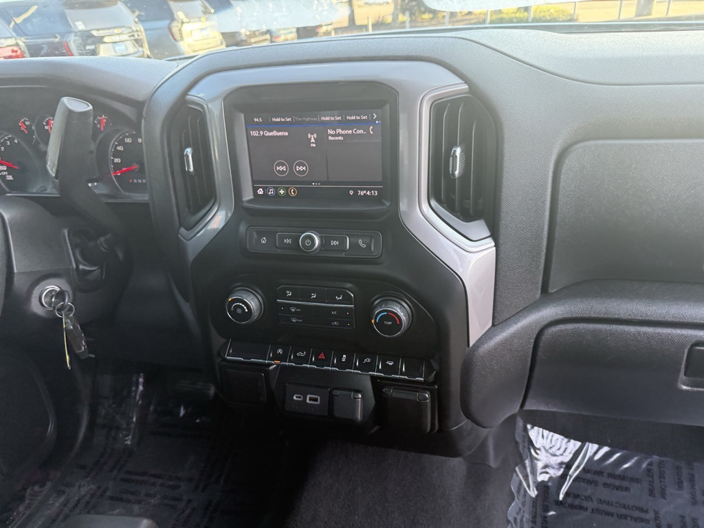 2021 Chevrolet Silverado 1500 Custom White at Classic Elite Chevrolet Sugar Land