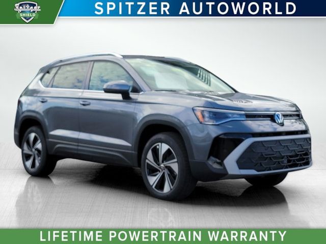 Gray 2025 Volkswagen Taos SUV / Crossover All-Wheel Drive 8-Speed Automatic