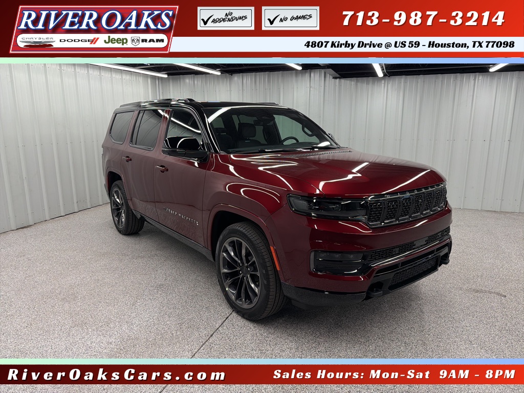 2025 Jeep Grand Wagoneer Series II Red at Bayshore Chrysler Jeep Dodge Ram