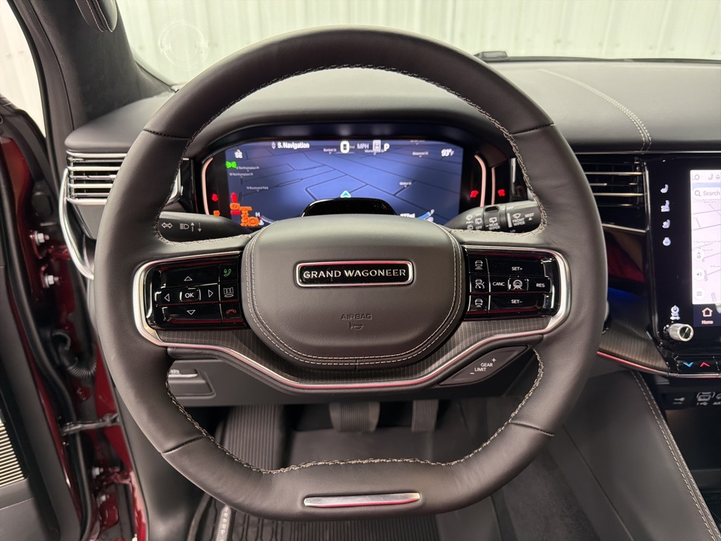 2025 Jeep Grand Wagoneer Series II Red at Bayshore Chrysler Jeep Dodge Ram