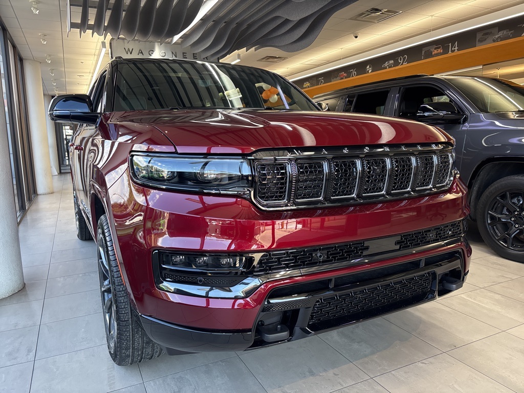 2025 Jeep Grand Wagoneer Series II Red at Bayshore Chrysler Jeep Dodge Ram