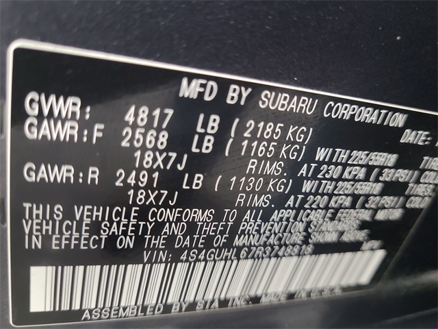 2024 – Subaru – Crosstrek