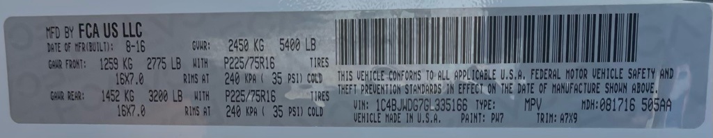 2016 Jeep Wrangler Unlimited Sport White at Autostrade