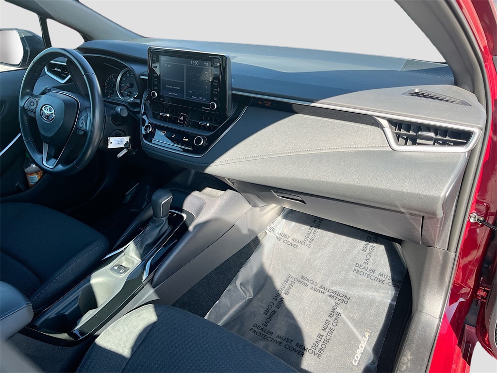 2022 Toyota Corolla SE Nightshade Red at Toyota of Victoria