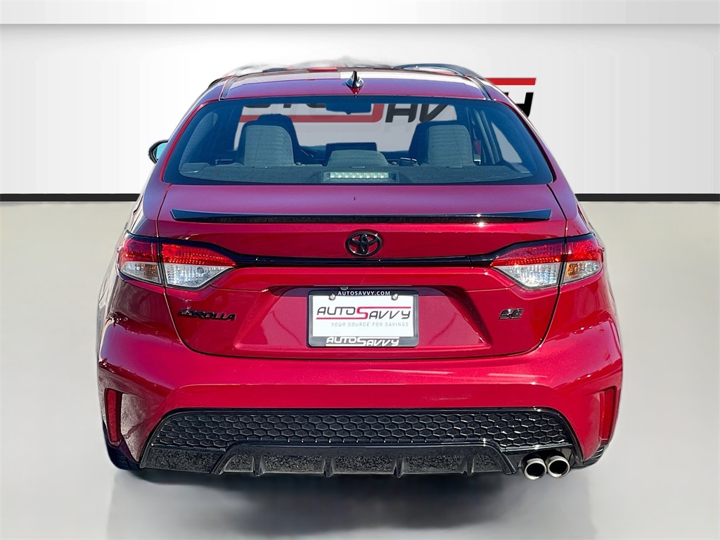 2022 Toyota Corolla SE Nightshade Red at Toyota of Victoria