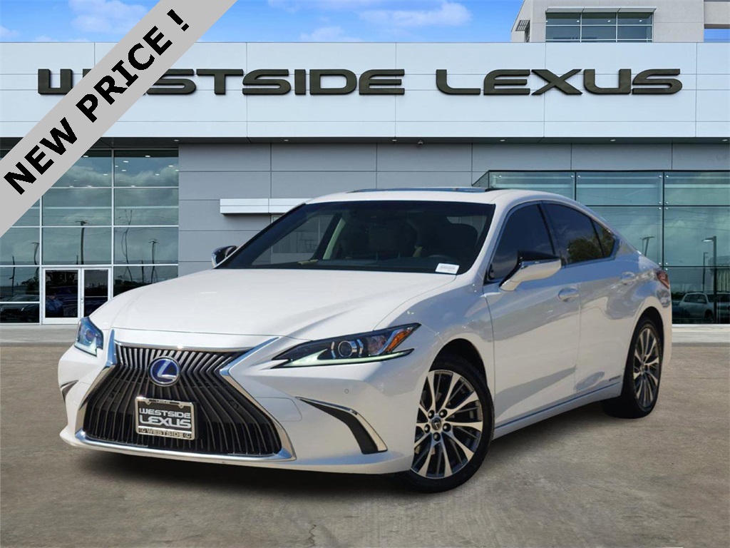 2019 Lexus ES 300h White at Westside Lexus