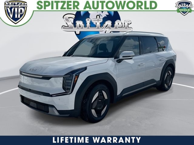 Glacial White Pearl 2026 Kia EV9 Wind AWD SUV / Crossover All-Wheel Drive 1-Speed Automatic