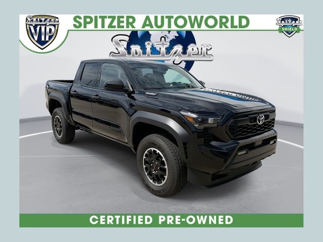 Black 2025 Toyota Tacoma Pickup Truck Four-Wheel Drive 8-Speed Automatic