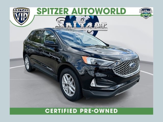 Black Metallic 2024 Ford Edge SUV / Crossover All-Wheel Drive 8-Speed Automatic