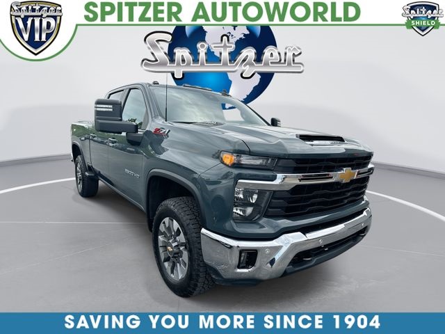 Cypress Gray 2025 Chevrolet Silverado 2500HD LT Crew Cab 4WD Pickup Truck Four-Wheel Drive Automatic
