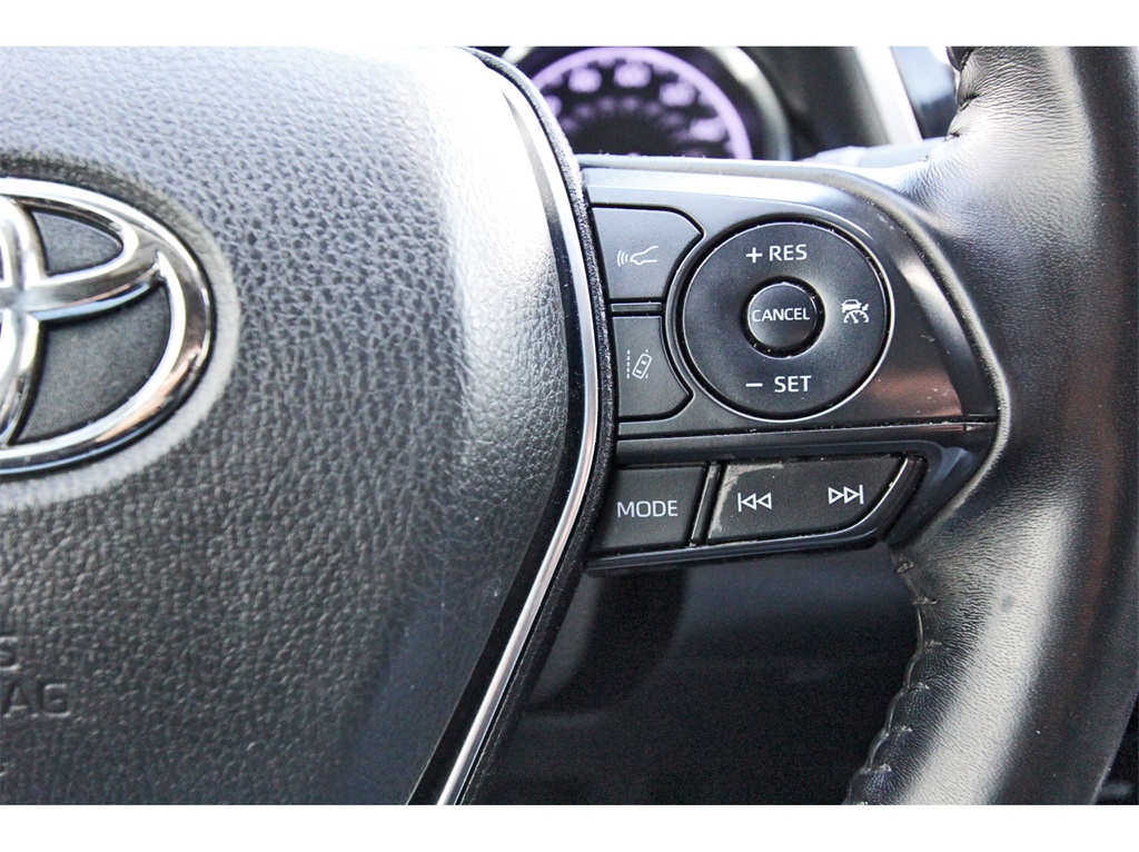 2019 Toyota Camry SE Red at Don McGill Toyota