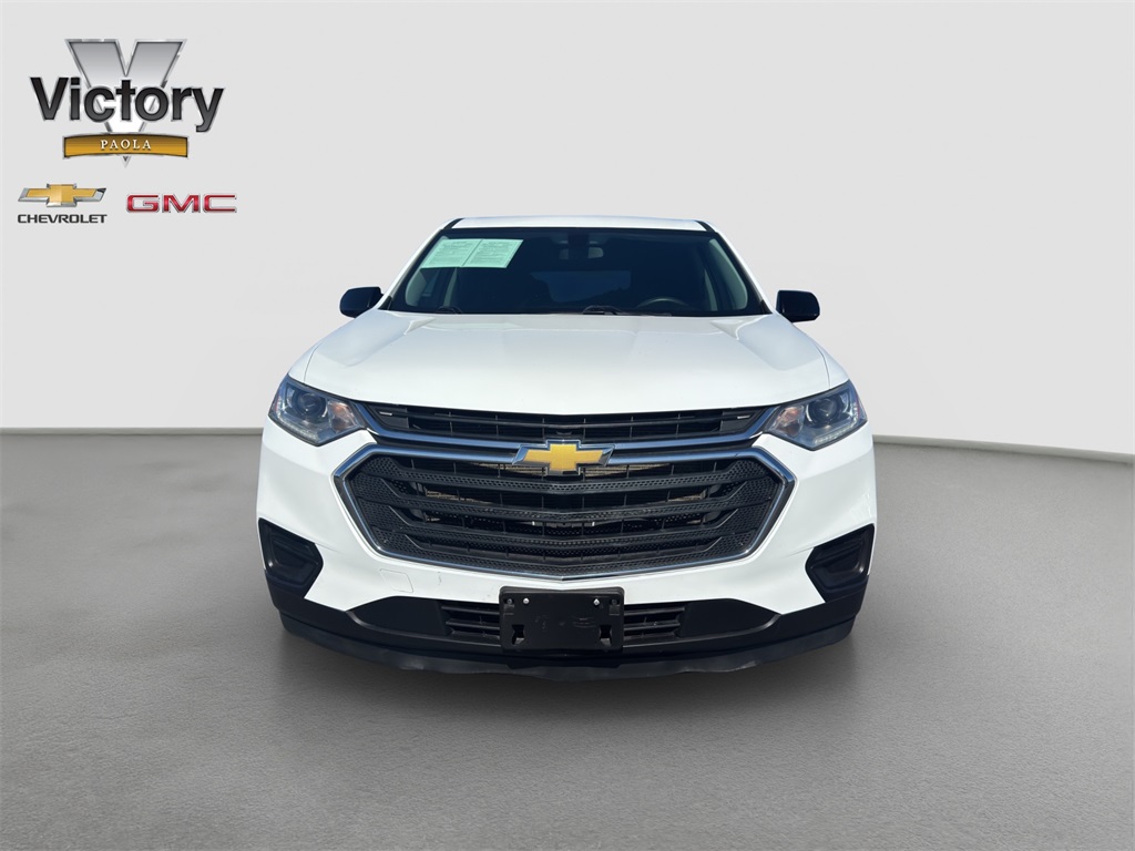 Used 2020 Chevrolet Traverse LS with VIN 1GNERFKWXLJ213589 for sale in Kansas City