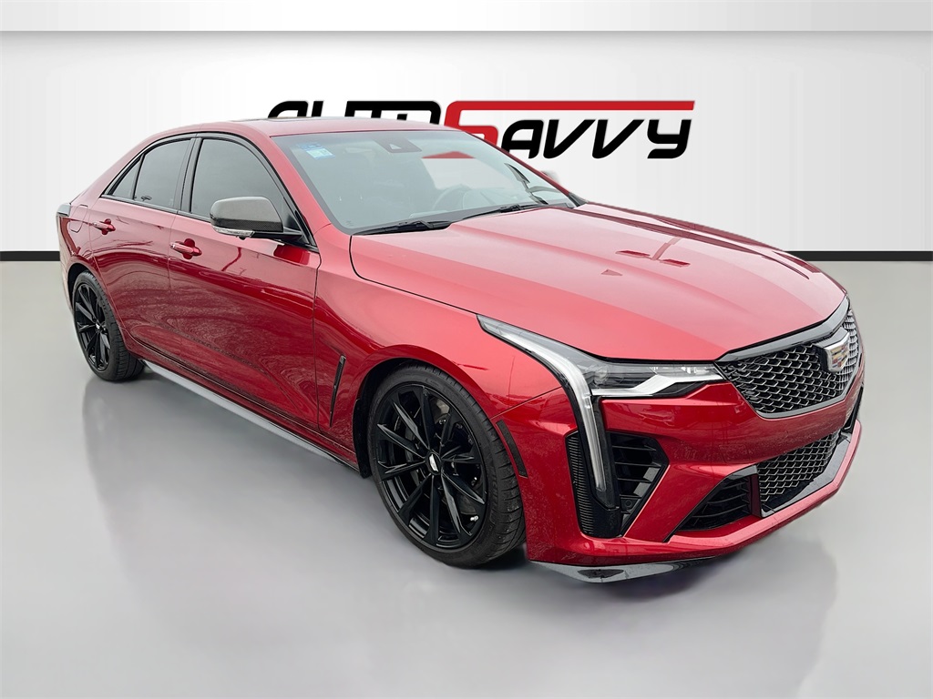 2023 Cadillac CT4 V-Series Red at Bayway Cadillac of The Woodlands
