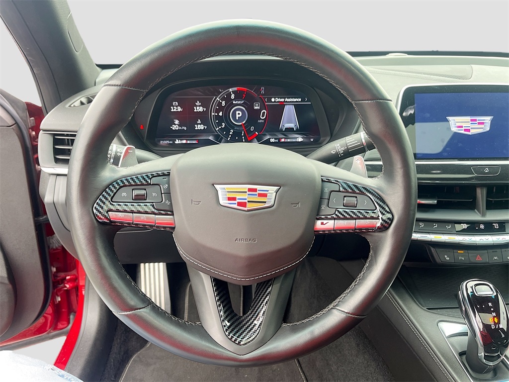 2023 Cadillac CT4 V-Series Red at Bayway Cadillac of The Woodlands