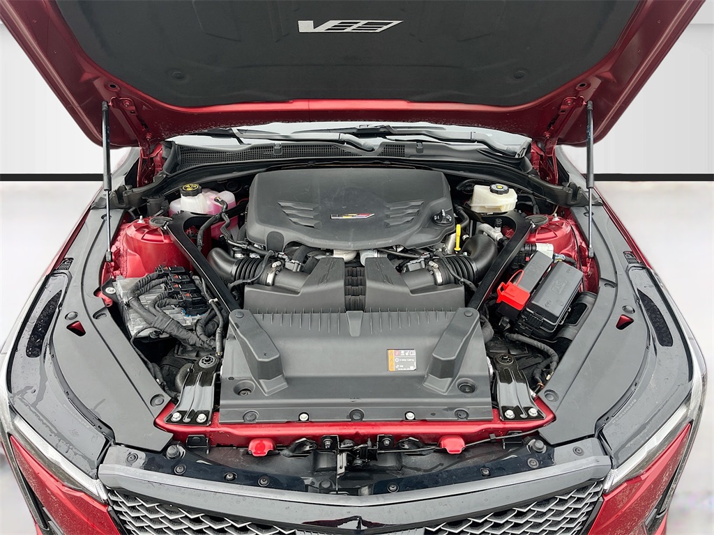 2023 Cadillac CT4 V-Series Red at Bayway Cadillac of The Woodlands