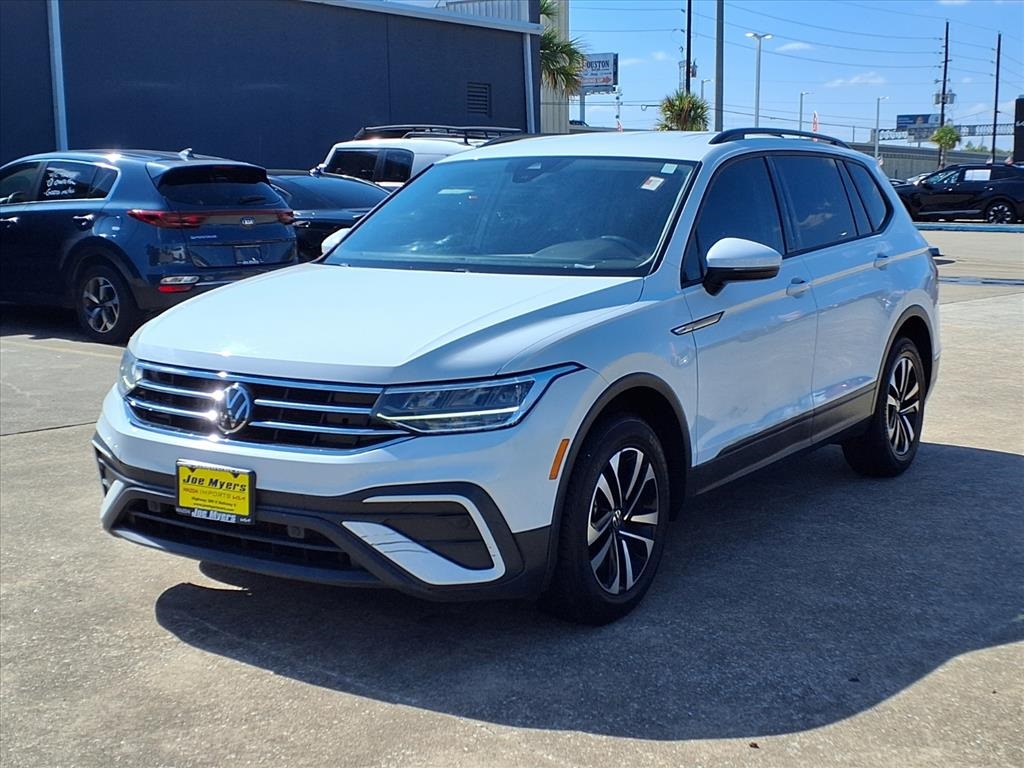 2023 Volkswagen Tiguan 2.0T S White at DeMontrond Auto Country
