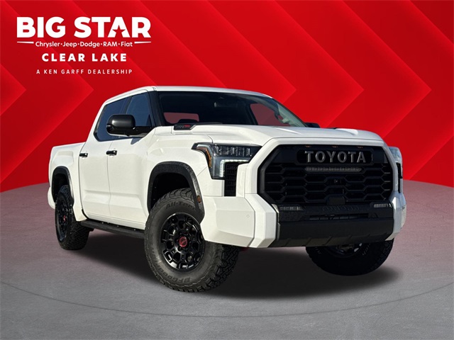 2023 Toyota Tundra Hybrid TRD Pro White at Emmons Autoplex
