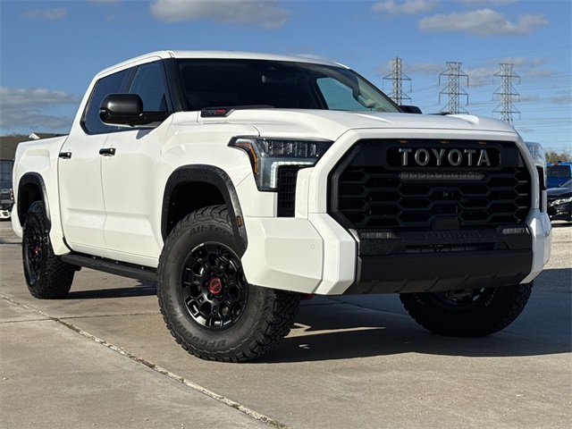2023 Toyota Tundra Hybrid TRD Pro White at Emmons Autoplex