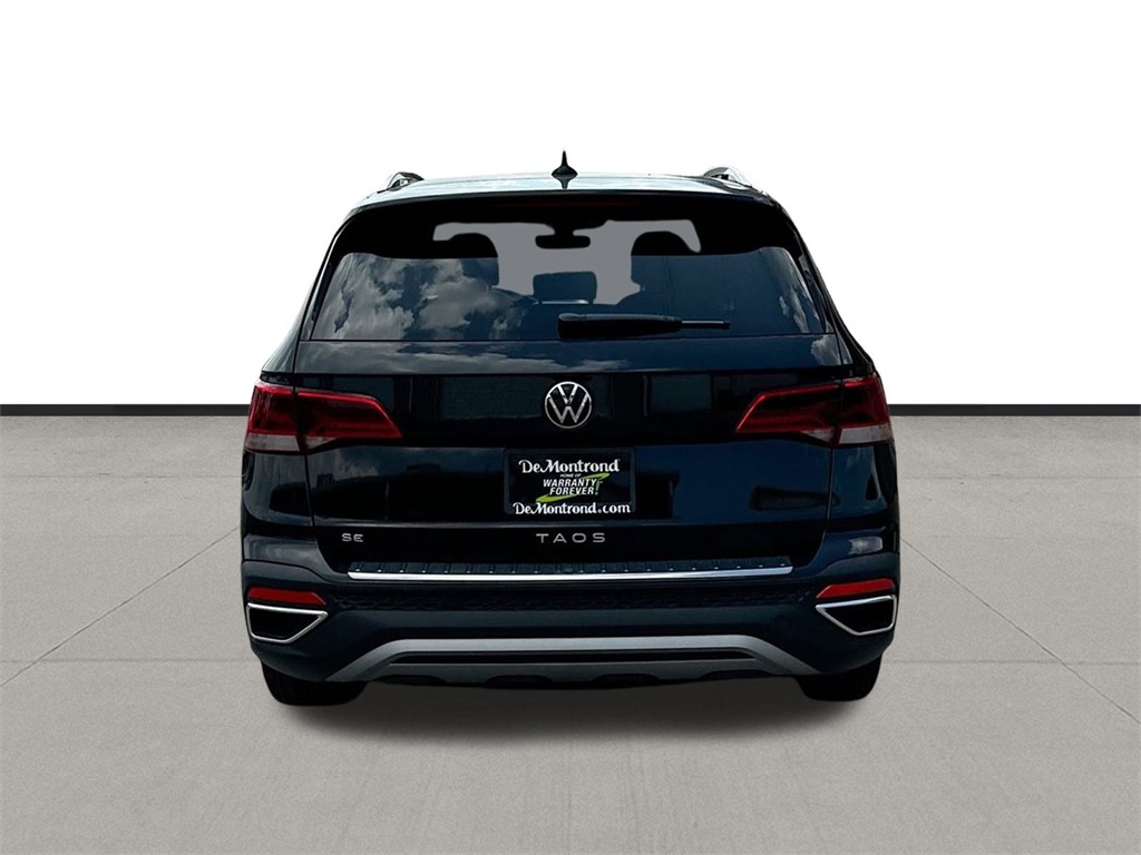 2024 Volkswagen Taos 1.5T SE Black at DeMontrond Automotive Group